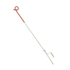 Poteau de clôture et queue de cochon