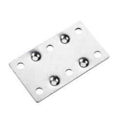 Multi-Position Mending Plate - 1-3/8" Width - Zinc - 2,5" - 4/Pkg