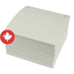 Papier pressé, blanc, 400/pqt, 10"