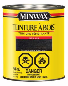 Teinture à bois, ebène, 946 ml