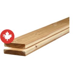 Cèdre rouge de l'Ouest, 5/4" x 6" x 16'