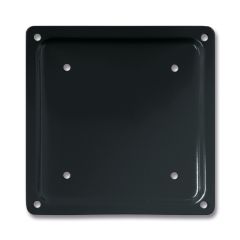Plaque d'assise Fixplak 66, 6" x 6", noir