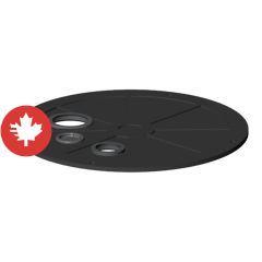 Couvercle étanche au radon, 18"