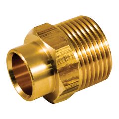 Adaptateur mâle sans plomb, 1/2" x 3/4"