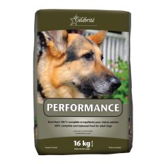 Nourriture 100 % complète et équilibrée pour chiens adultes, PERFORMANCE, 16 kg