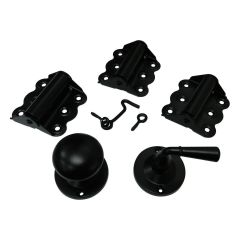 Ensemble pour porte moustiquaire, noir