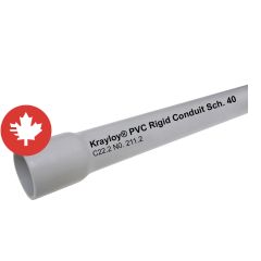 Conduit en PVC, 1 1/2" X 10'