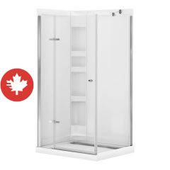 Shower Wall - Athena - 38 1/8" x 75 3/4" - Acrylic - White