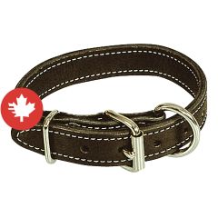 Collier simple, noir, 1" x 22"