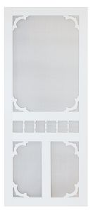 Porte moustiquaire PVC style colonial, 1 1/8" x 33" x 81"