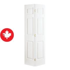 Porte pliante d'intérieur à 6 panneaux, 1 3/8" x 30" x 80"