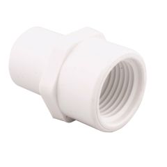 Adaptateur S40 en PVC, 2", blanc