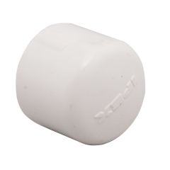 Bouchon femelle à coller, 2", blanc