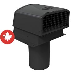VMAX-AF Wall Exhaust Vent - 6" - Black