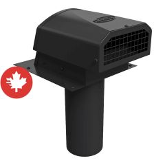 VMAX-AF Wall Exhaust Vent - 4" - Black