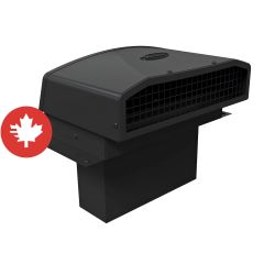 VMAX-AF Rectangular Wall Mount Exhaust Vent - 3 1/4" x 10" - Black