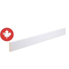 Cadrage moderne, blanc, 3/4" X 2 1/2" X 8'