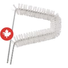 Interior channel brush