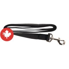 Laisse simple, noir, 1" x 72"