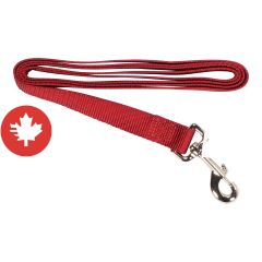 Laisse simple, rouge, 1" x 72"