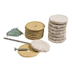 ECO FELTAC - Beige Nail-on Felt Pads