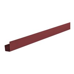 Moulure en J CanExel Ced'R-Vue, 1" x 10', Rouge campagne