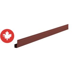Moulure en J CanExel Ridgewood D-5 et Ultraplank, 1/2" x 10', Rouge campagne
