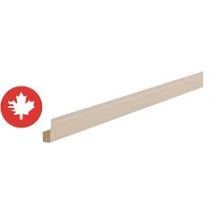 Moulure en J CanExel Ridgewood D-5 et Ultraplank, 1/2" x 10', Sable