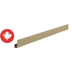 Moulure en J CanExel Ridgewood D-5 et Ultraplank, 1/2" x 10', Bois santal