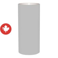 Rouleau d'aluminium, 0,23mil x 24" x 98,4' , Gris brume