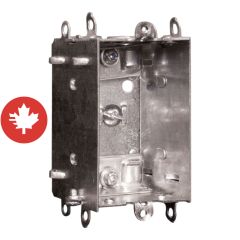 Boîte électrique rectangulaire, 2" x 3" x 2 1/2"