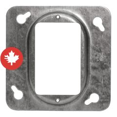 Plaque carrée et surélevée