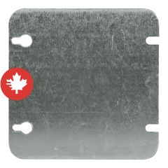 Plaque plat en métal