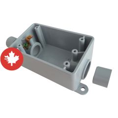 Boîte simple en PVC