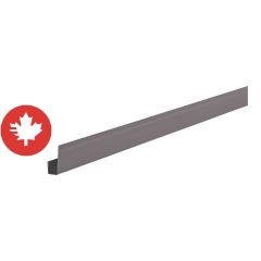Moulure en J CanExel Ridgewood D-5 et Ultraplank, 1/2" x 10', Loup gris