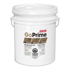 GoPrime Primer-Sealer Undercoater - Stain Killier - Alkyd-Based - Interior - Exterior - White - 18.9 l