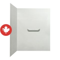 Shower Wall - Supreme - 60" - 2-piece - Acrylic - White