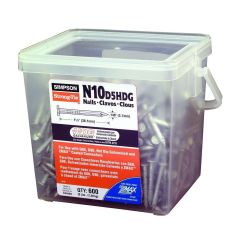 Clou lisse galvanisé à chaud pour étrier, 1 1/2", 600/pqt