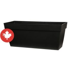 Viva Planter - Black - 24" x 10" x 9"