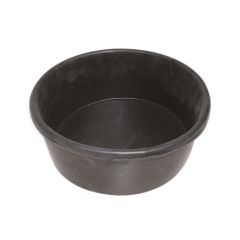 Rubber Feeder Pan - Black