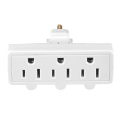 Swivel 3-outlet tap - White