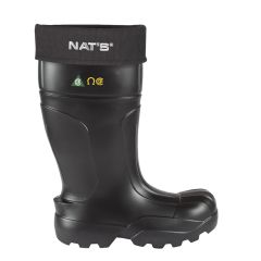 Bottes de sécurité imperméables en EVA avec doublure amovible pour hommes, noir, grandeur 11