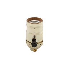 Socket with know switch