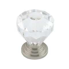 Montreuil Eclectic Acrylic and Metal Knob