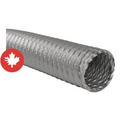 Conduit pour usage résidentiel, gris, 6" x 25'