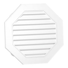 Event de pignon octogonal, 18", blanc