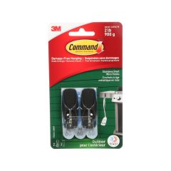 Crochet en acier inoxydable d’extérieur Command.