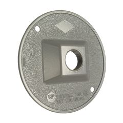 Couvercle rond extérieur, gris