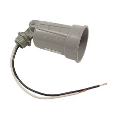 Projecteur seul d'extérieur, gris