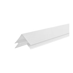 Coin extérieur CanExel Ced'R-Vue, 1" x 10', Blanc